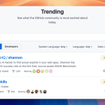 GitHub Trending- Shannon